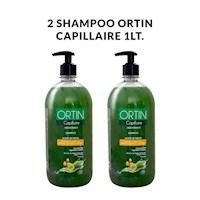 2 Shampoo Ortin Capillaire 1Lt.